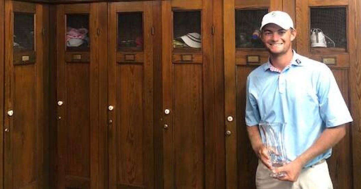 Tyler Strafaci Captures North South Amateur Men S Golf Georgia