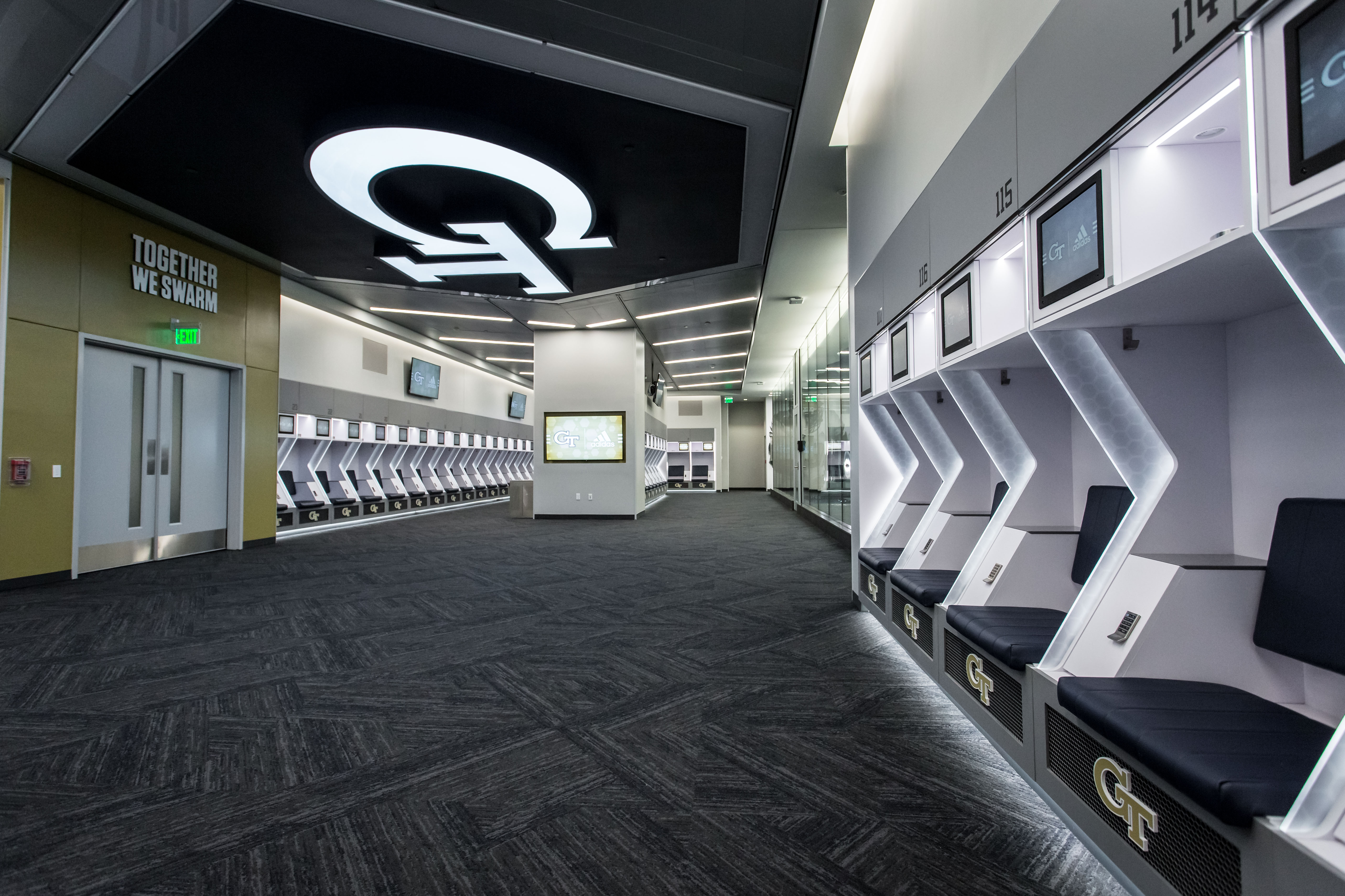 Video/Photos: GT Football Locker Room – Football — Georgia Tech Yellow