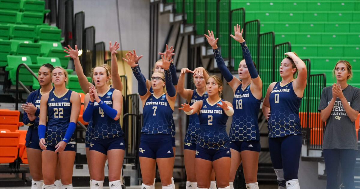 Georgia Tech volleyball climbs to top 10 in AVCA Division I Coaches Top 25 Women’s Poll