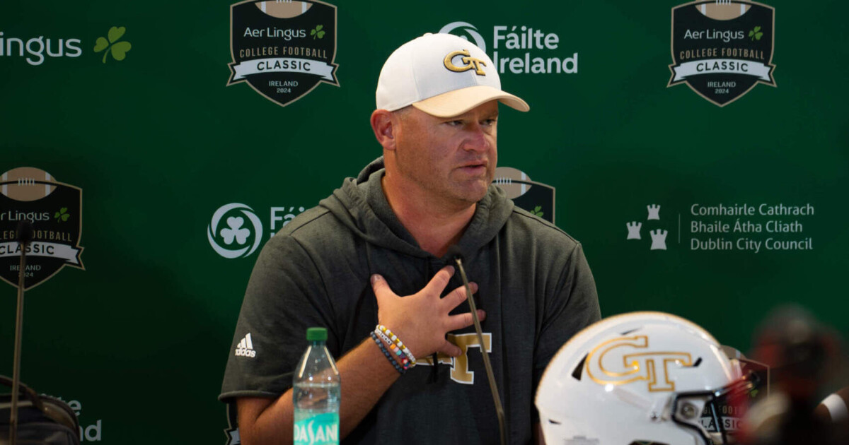 VIDEO: Media availability at GT Football