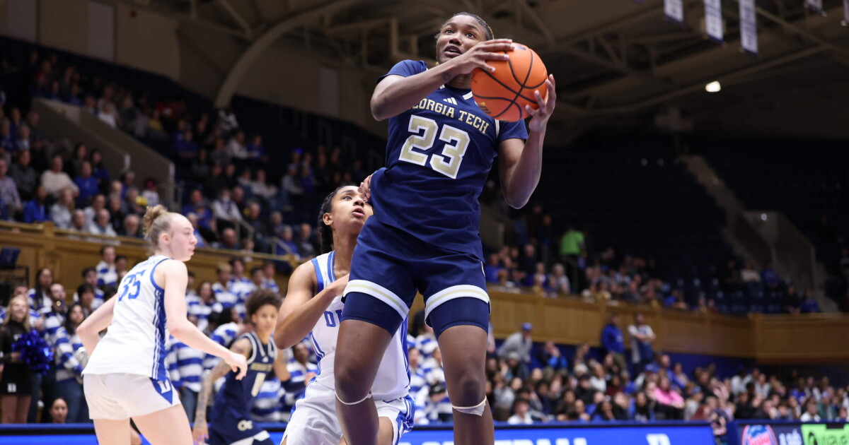 Tech Falls in Road Game at Duke Sunday