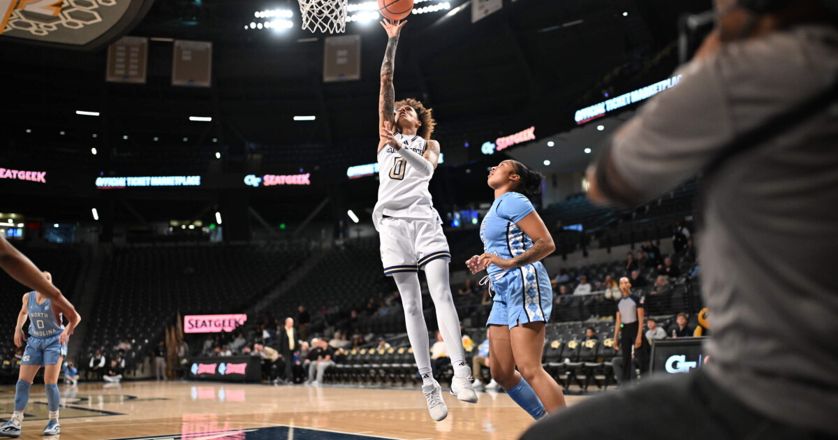 Turnage Ties Blocks Record; Jackets Fall to No. 21 UNC Thursday