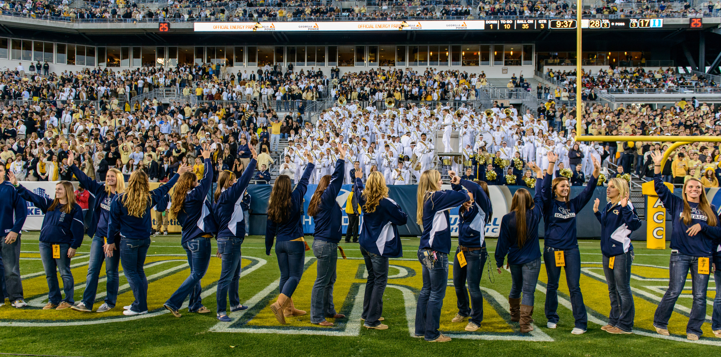 Georgia Tech Softball receives their 2012 ACC Championship Rings.