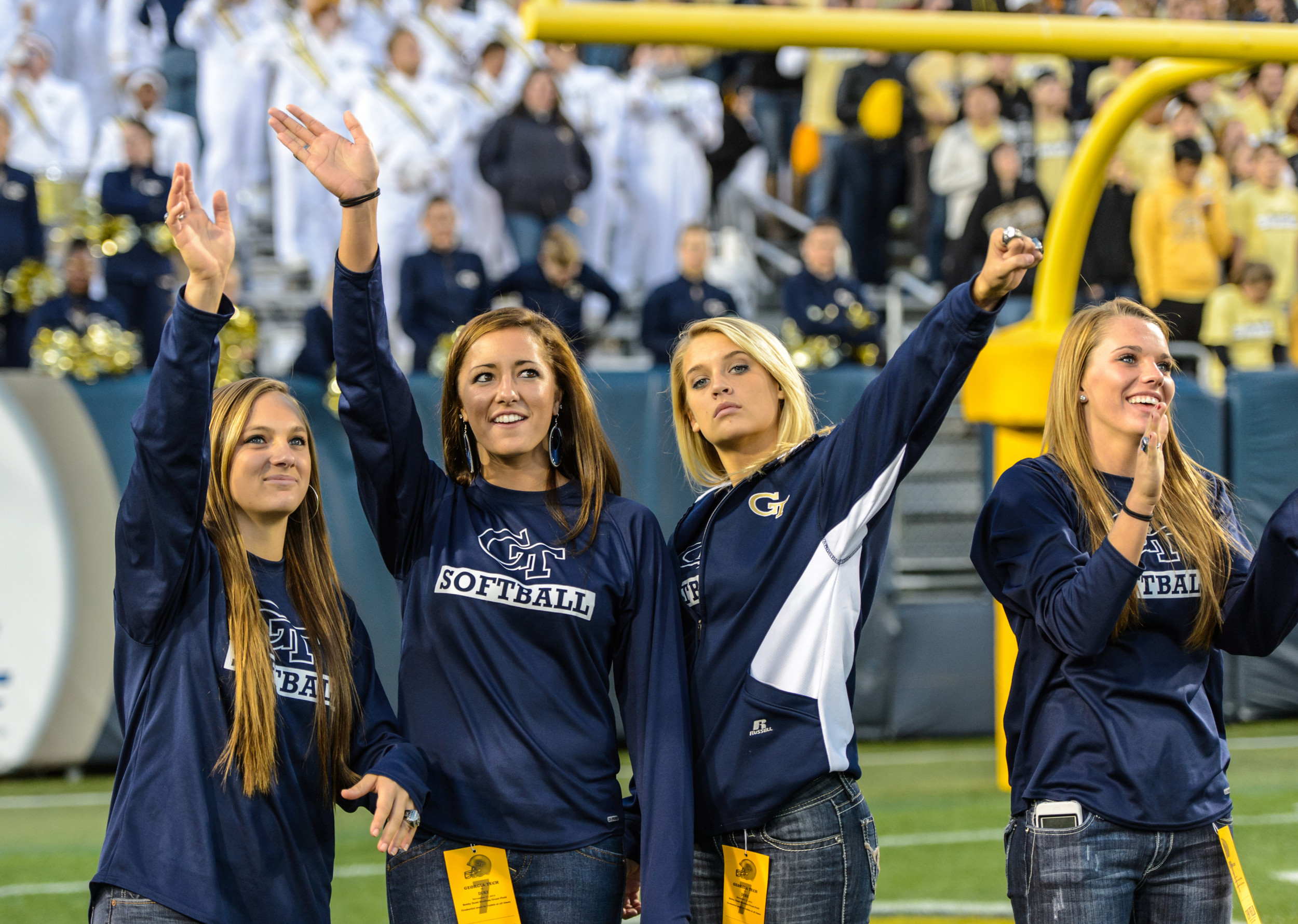 Georgia Tech Softball receives their 2012 ACC Championship Rings.