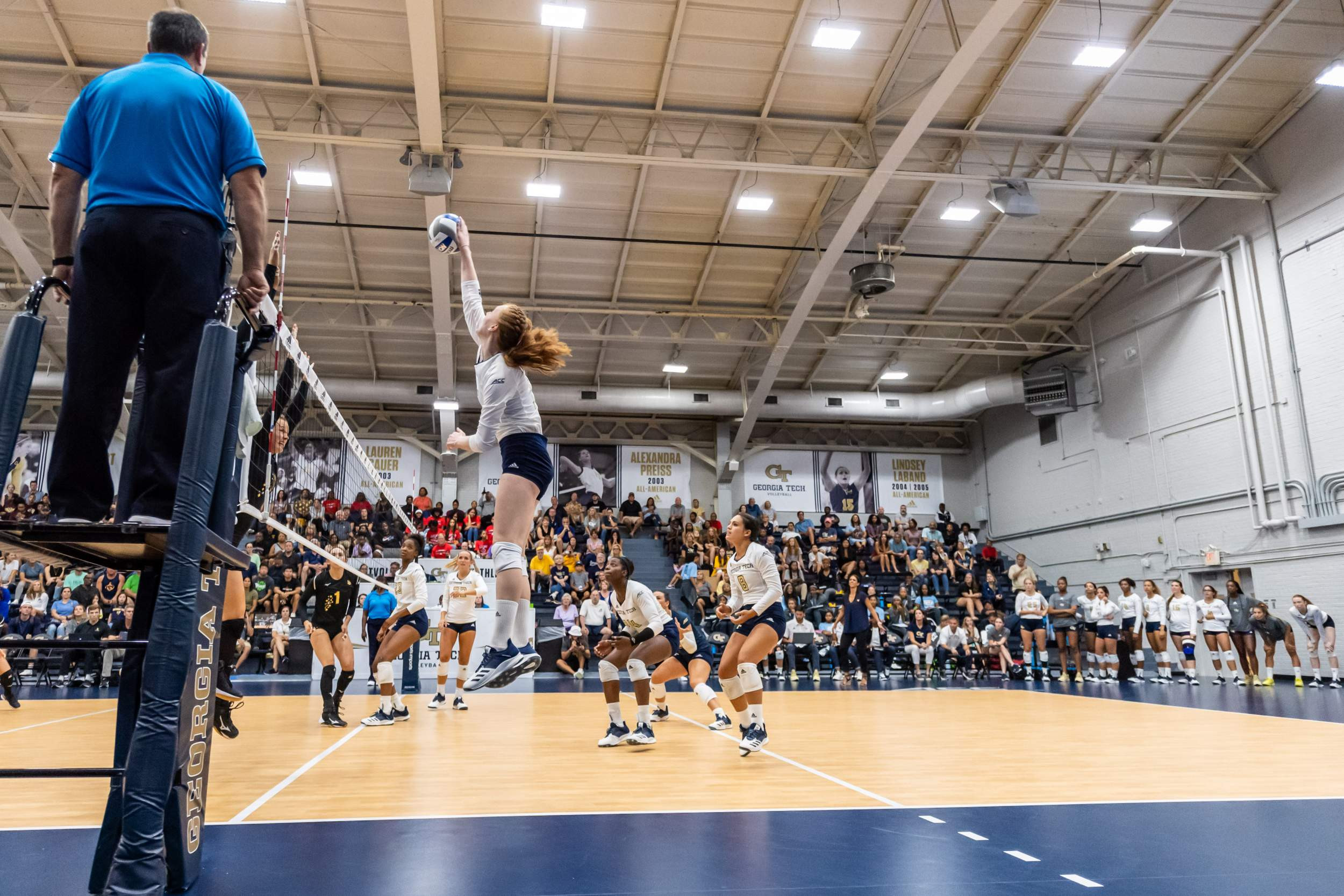 Photos Volleyball vs. Long Beach State Tech Yellow Jackets