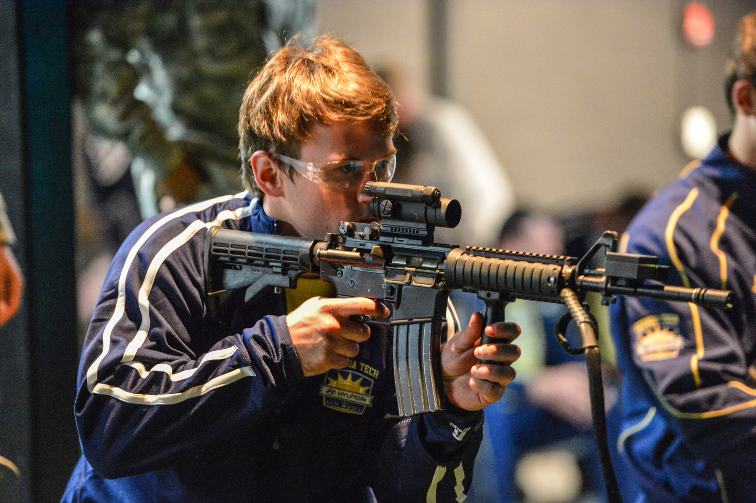 Georgia Tech players travelled to Fort Bliss for Day 2 of the 2012 Sun Bowl.