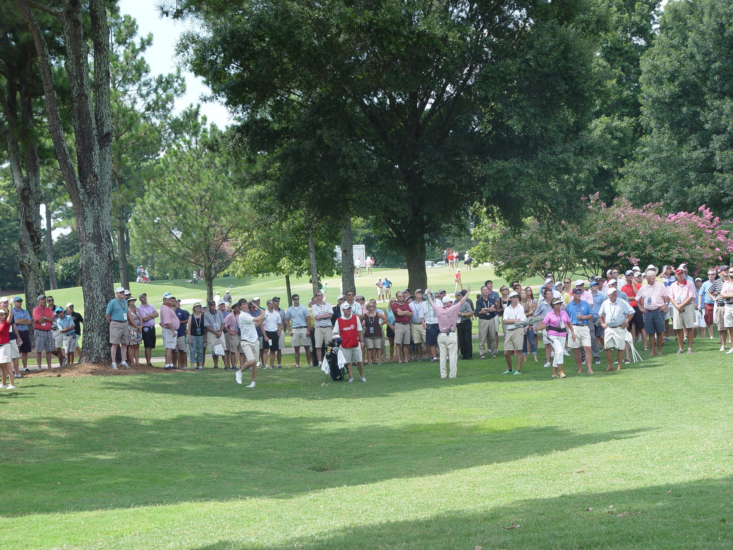 Ollie Schniederjans during his third-round match at the U.S. Amateur, August 14, 2014, Atlanta Athletic Club, Johns Creek, Ga.