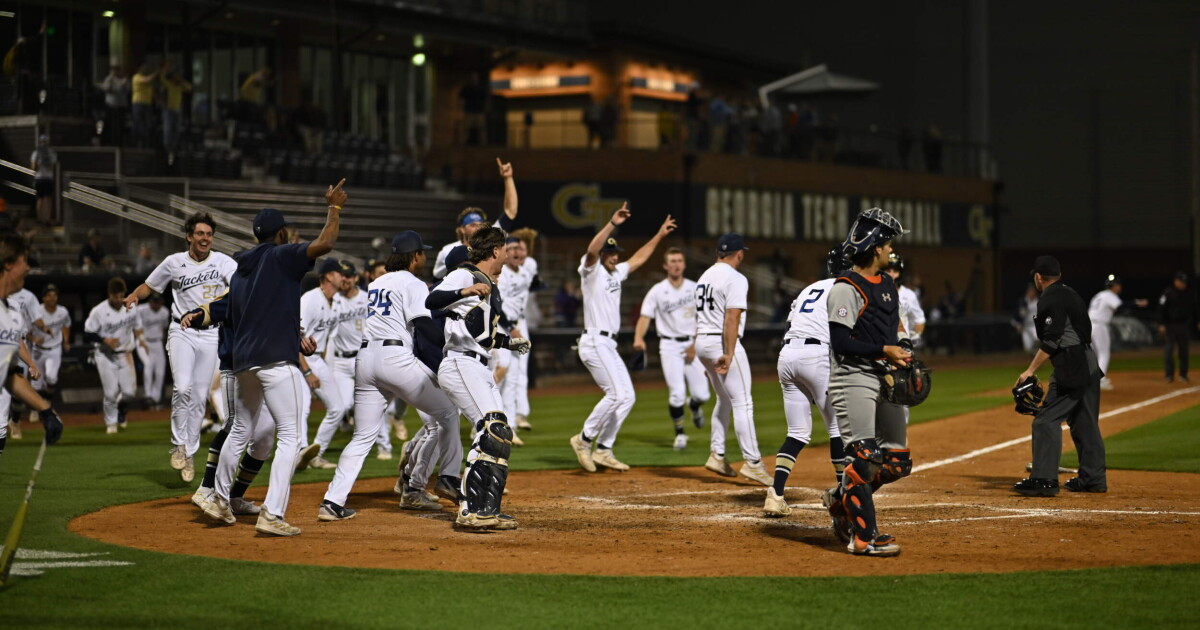 VIDEO Baseball Highlights vs. Auburn Baseball — Tech Yellow