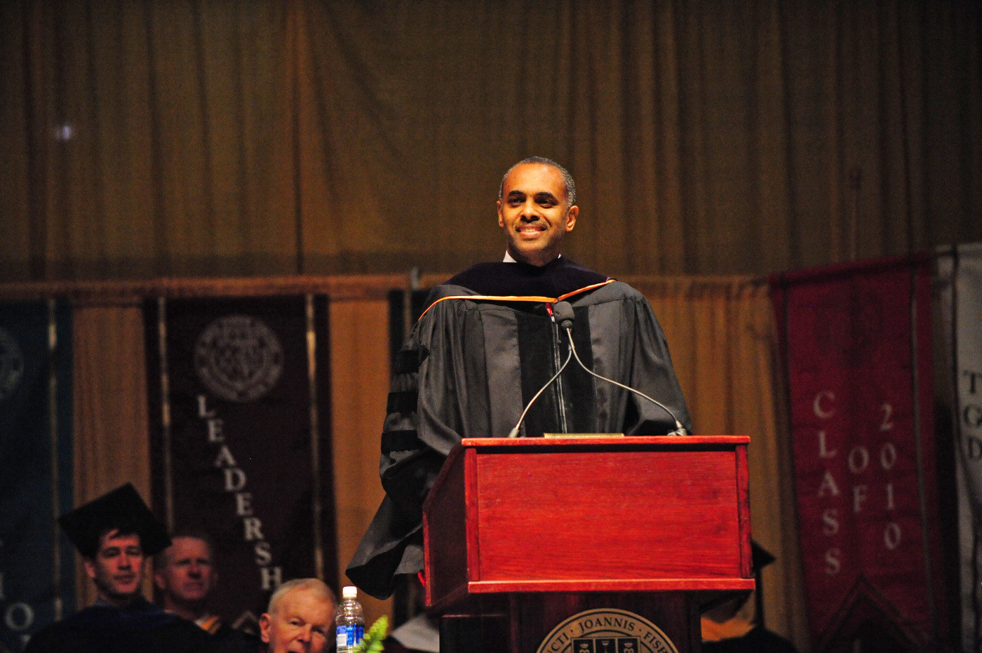 Paul Hewitt at the 2010 St. John Fisher College Commencement exercises.