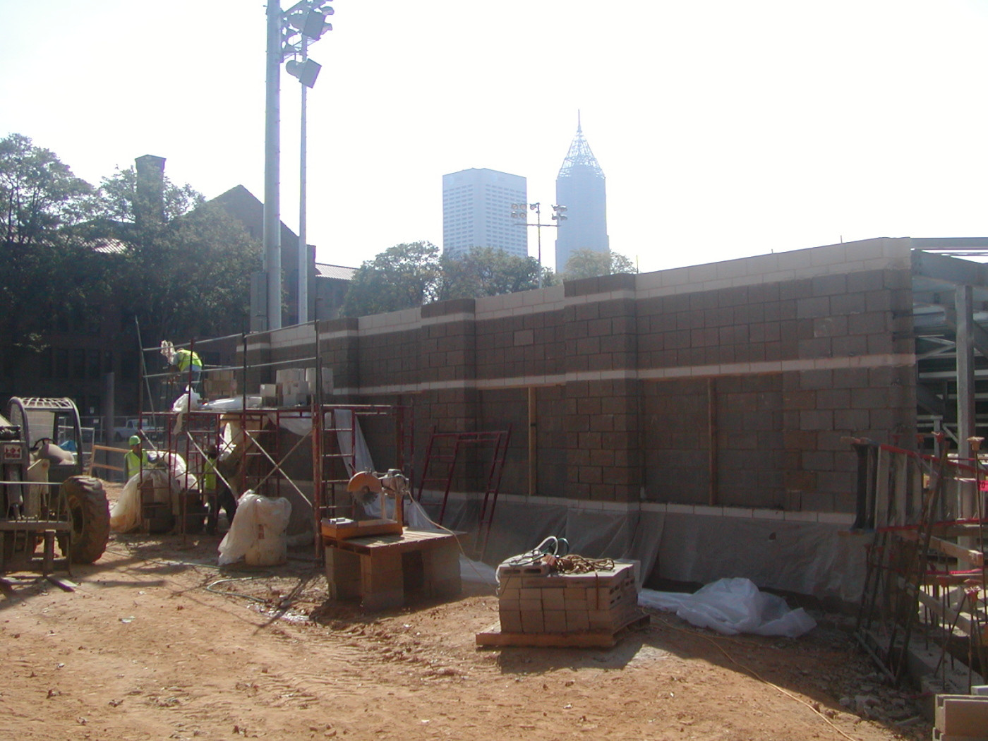 Oct. 6, 2008 - Grandstand takes shape.