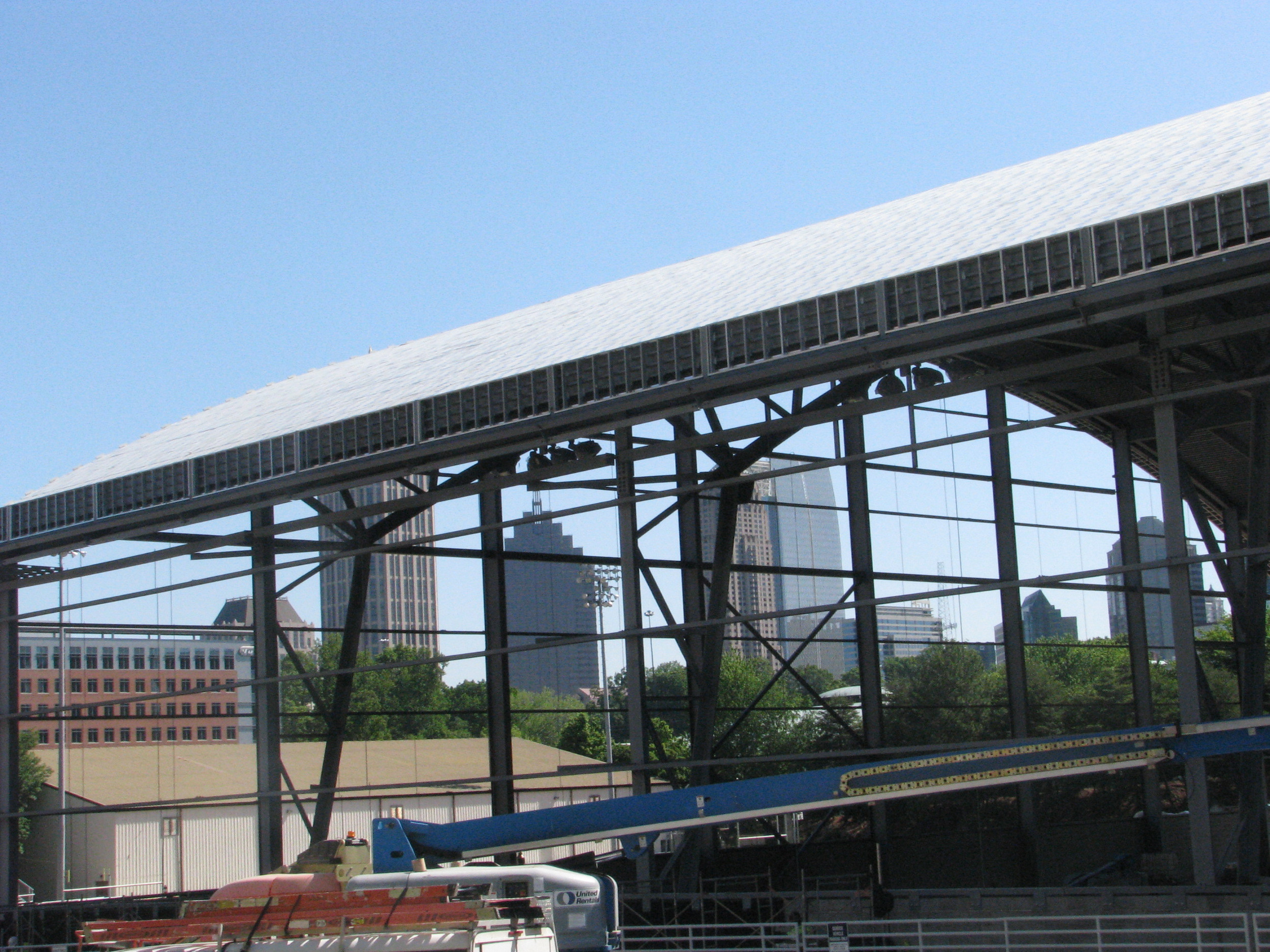 Week 17 - Photo taken on April 29, 2011 - Photo from west side of the practice facility