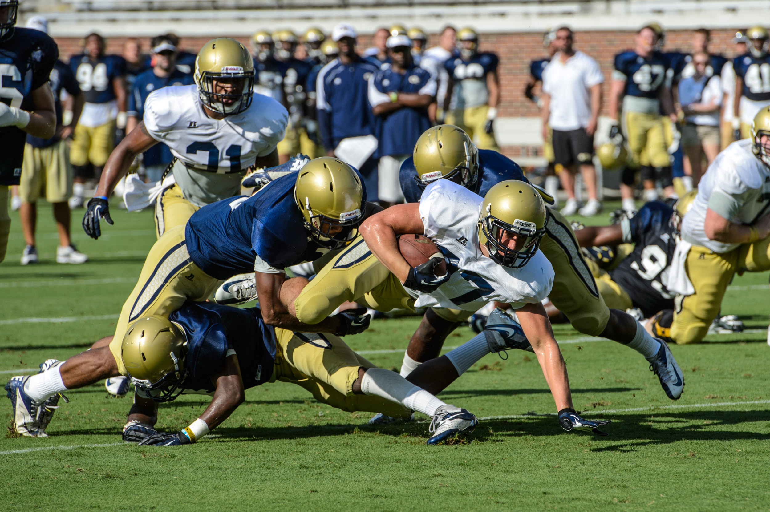 First Scrimmage of #GTCAMP13