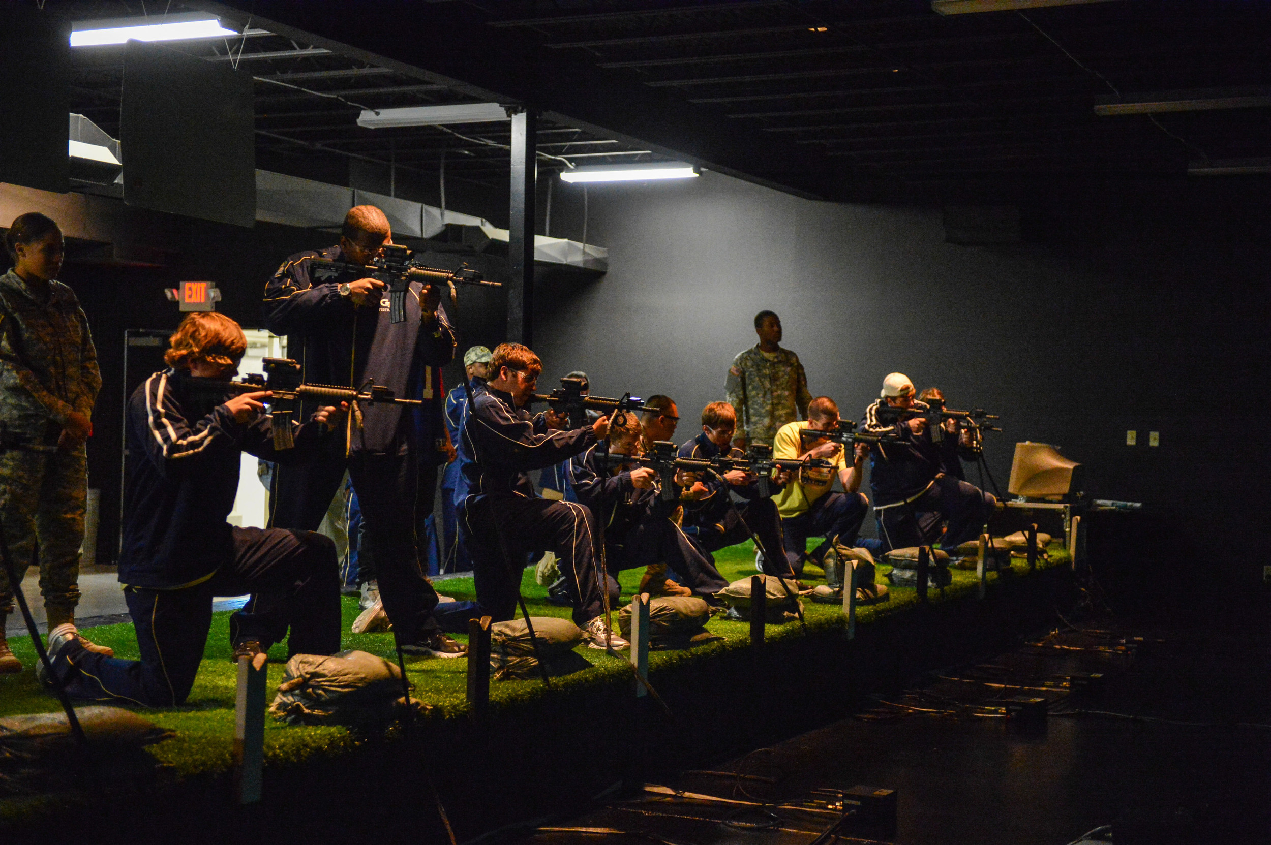Georgia Tech players travelled to Fort Bliss for Day 2 of the 2012 Sun Bowl.