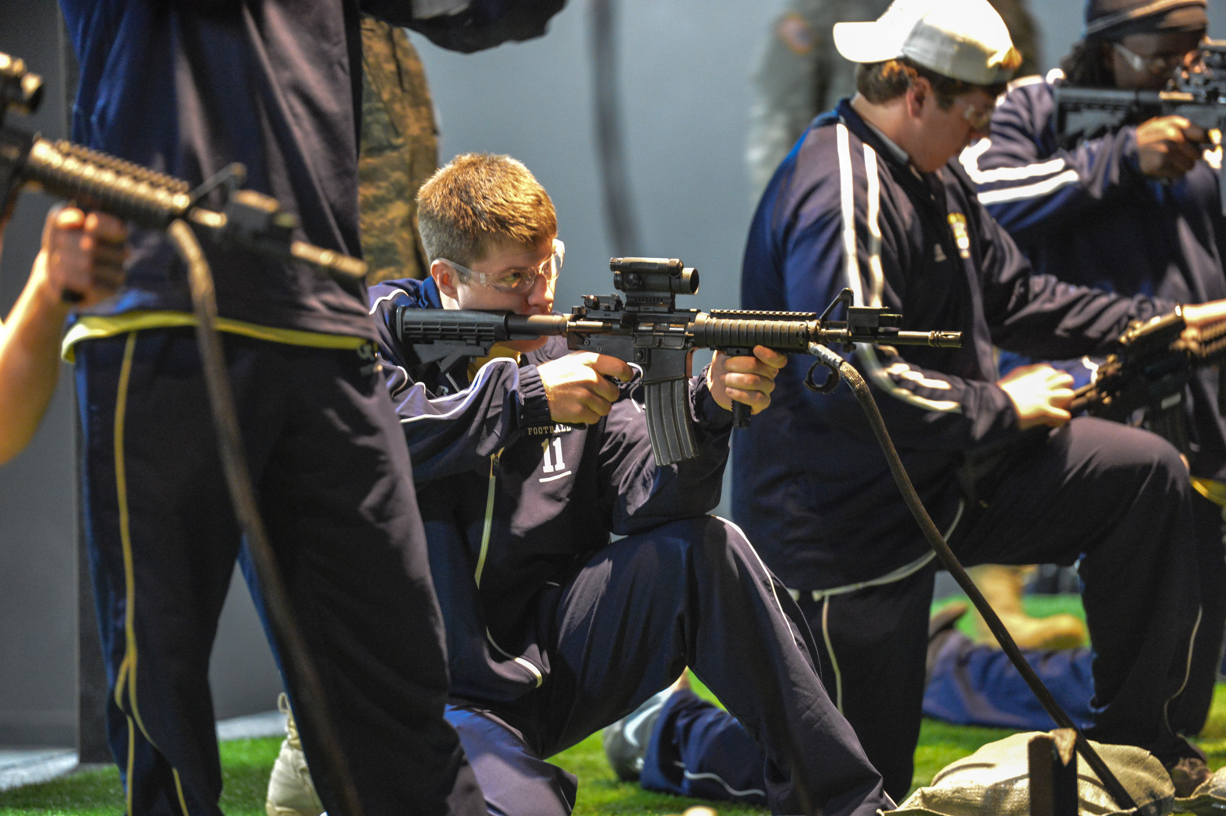 Georgia Tech players travelled to Fort Bliss for Day 2 of the 2012 Sun Bowl.