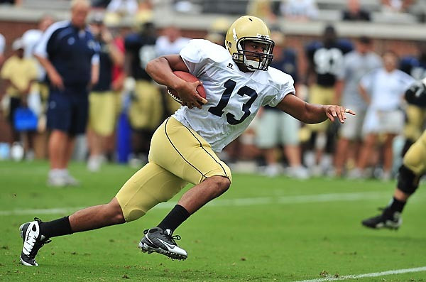 Georgia Tech FootballScrimmage PracticeAugust 14, 2010Bobby Dodd StadiumTevin Washington