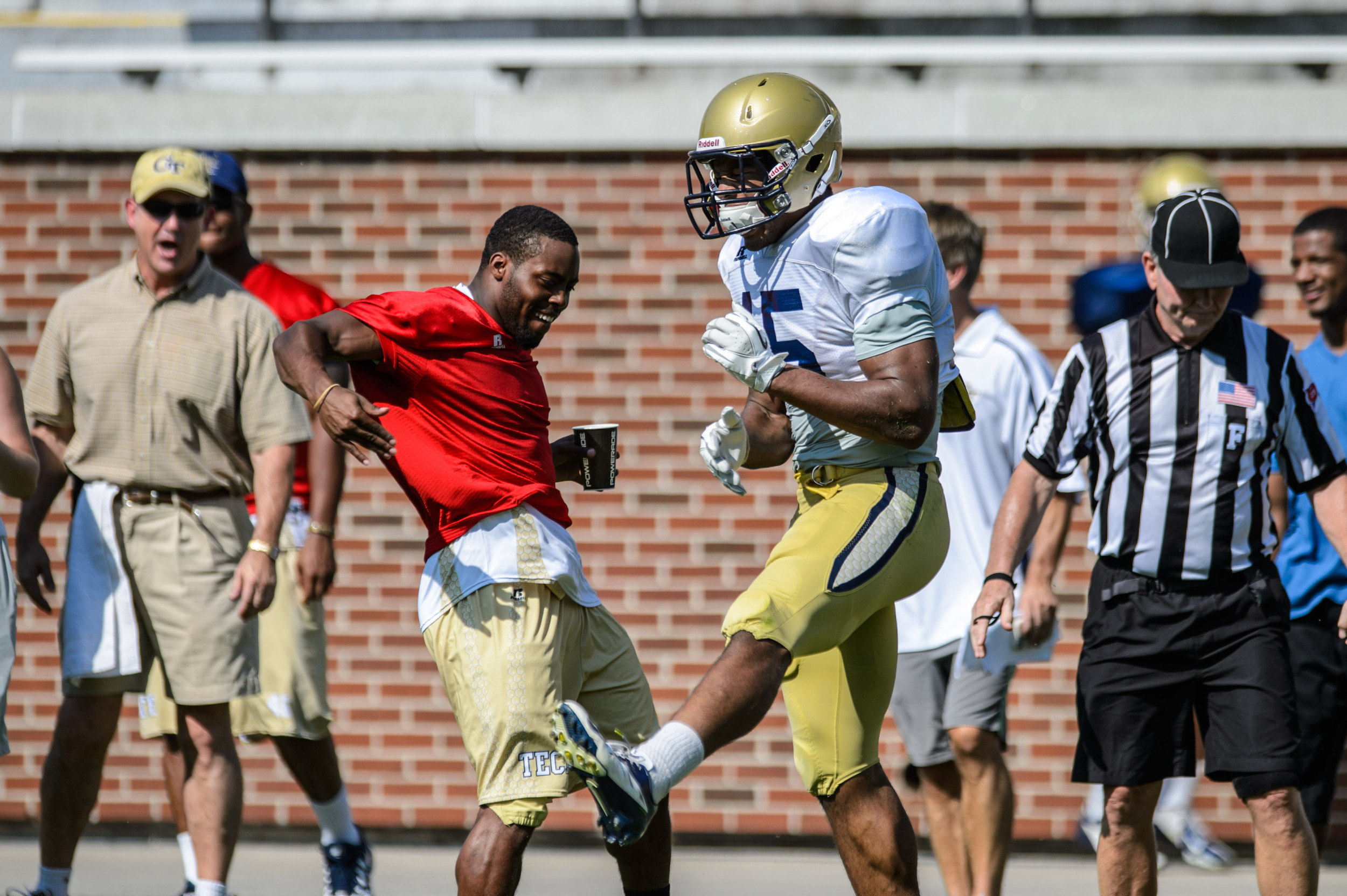 First Scrimmage of #GTCAMP13