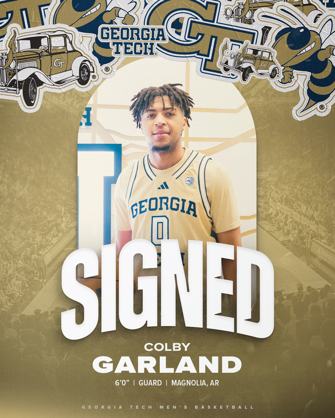 Πινακίδες μπάσκετ ανδρών Colby Garland