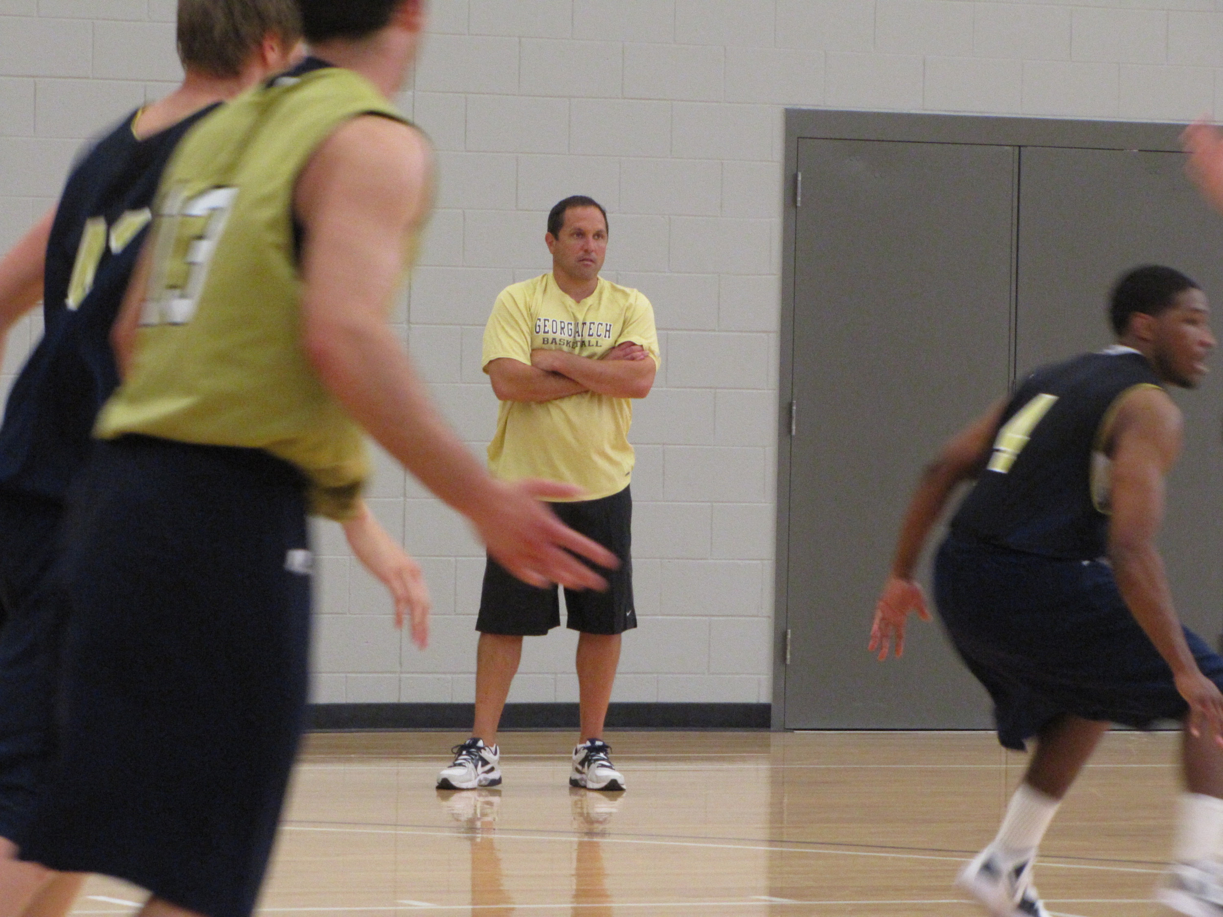 Assistant coach Josh Postorino