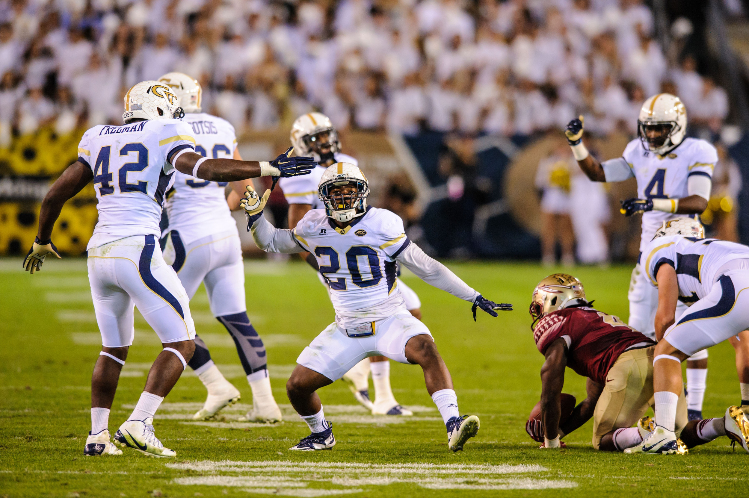 Lawrence Austin (20), KeShun Freeman (42)