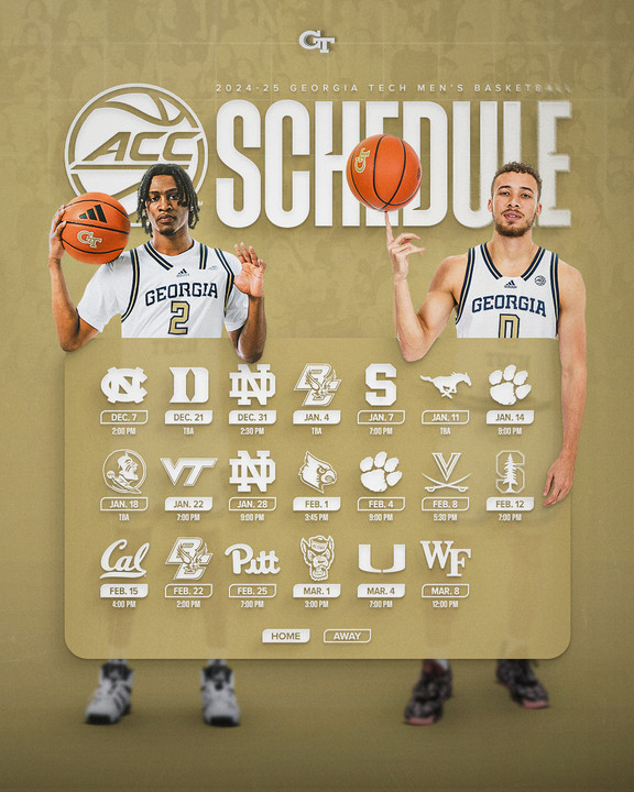 Georgia tech yellow jackets schedule sales