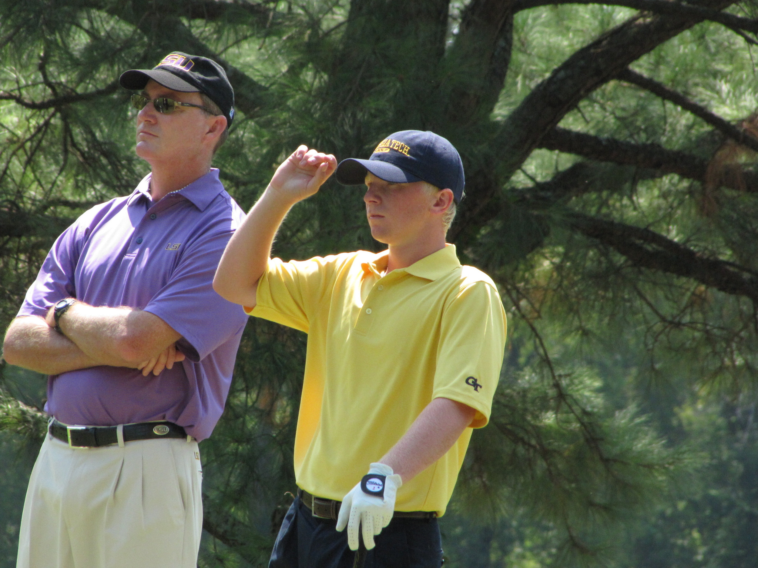 Anders Albertson during the final round of the Carpet Capital Collegiate - September 11, 2011.