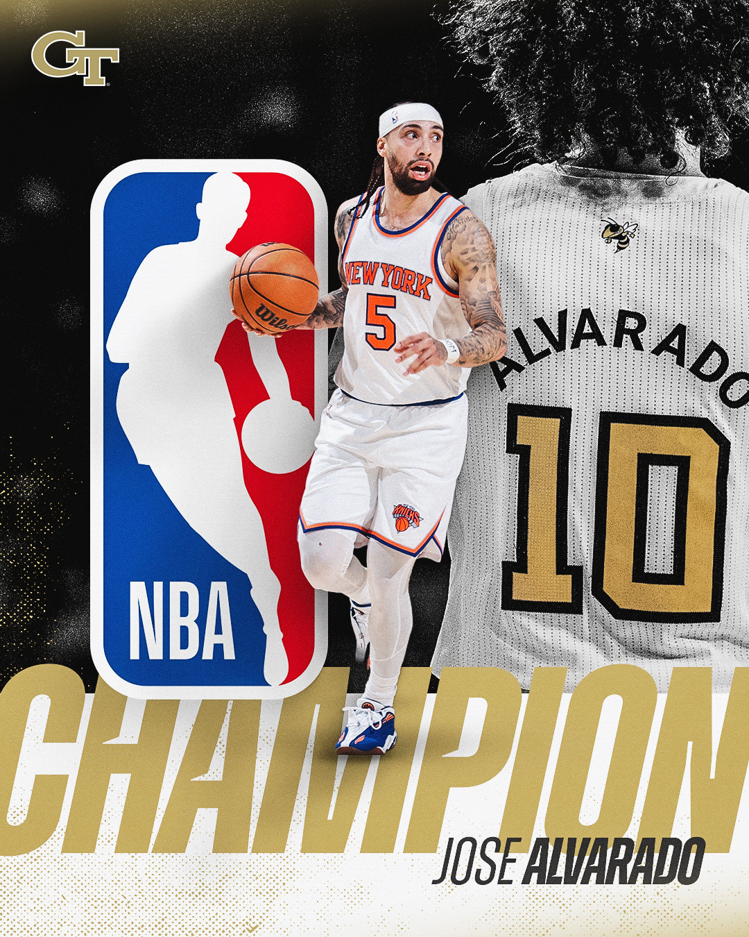 Ο Jose Alvarado κερδίζει το πρωτάθλημα NBA