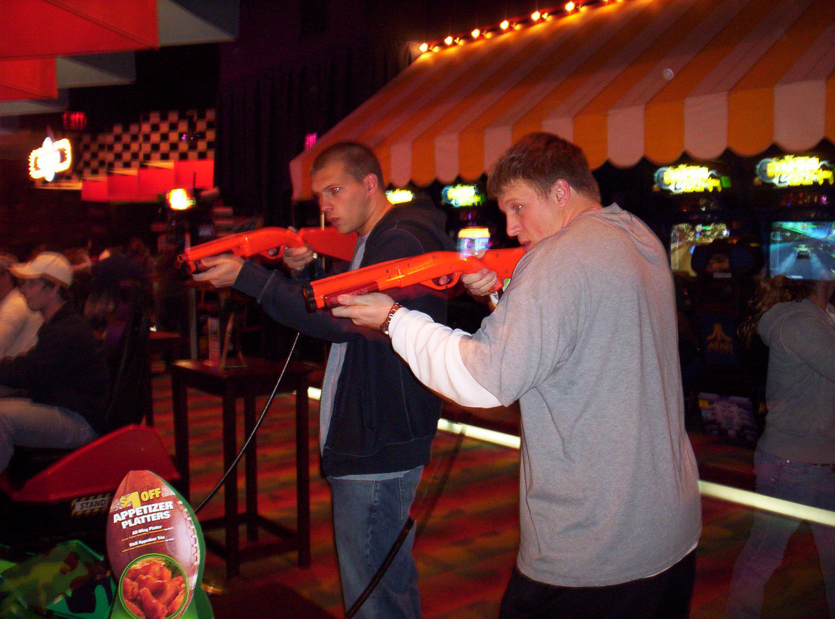Mike Cox at Dave and Buster's.