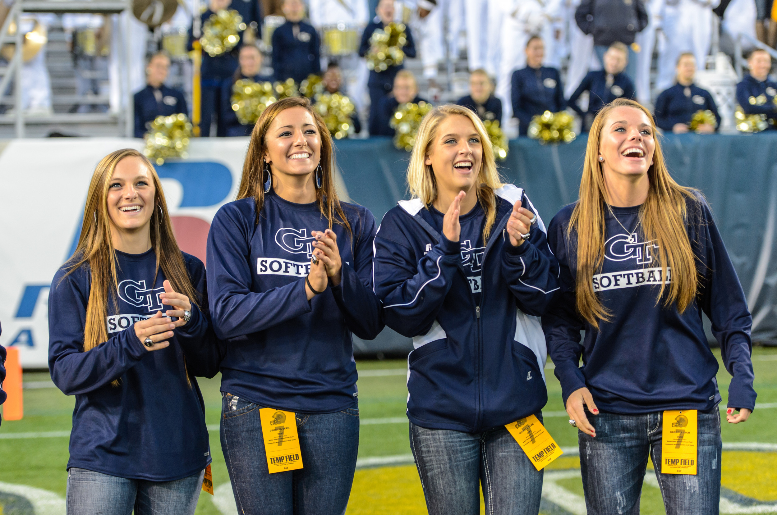 Georgia Tech Softball receives their 2012 ACC Championship Rings.