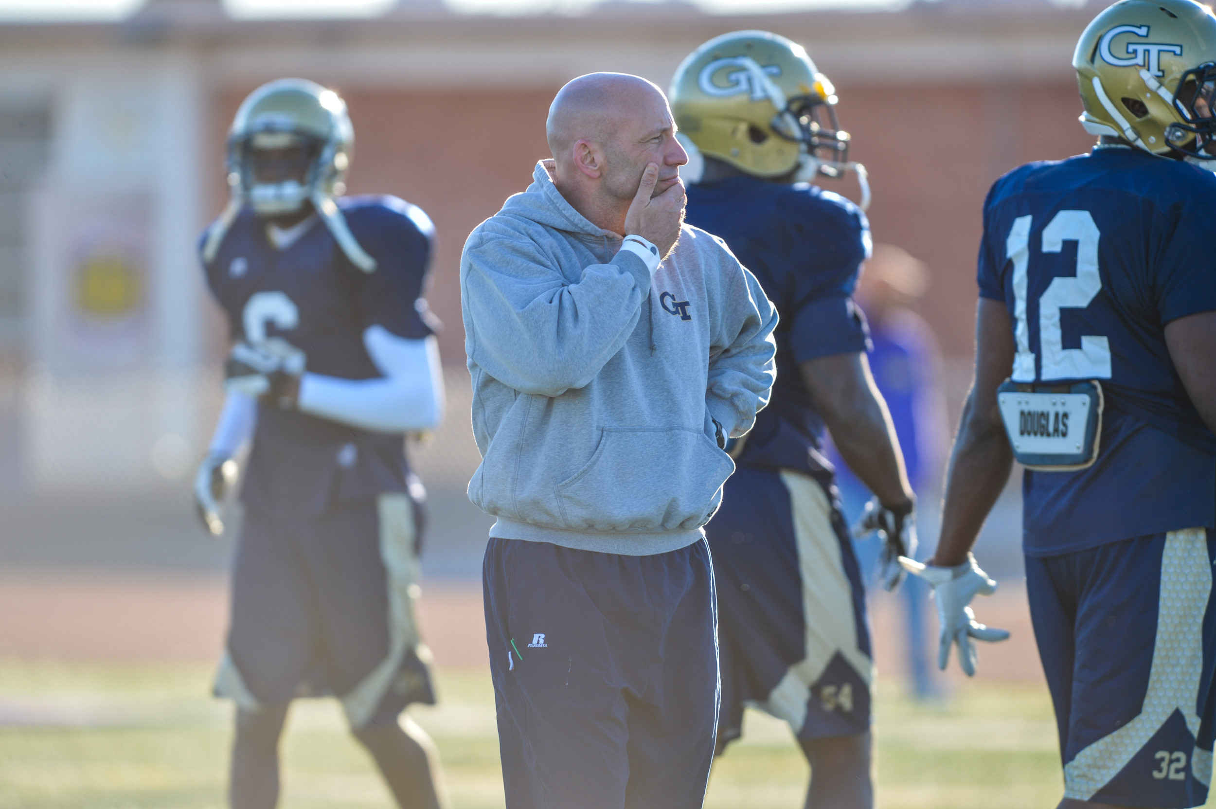Georgia Tech held it's second practice in El Paso for the 2012 Hyundai Sun Bowl.