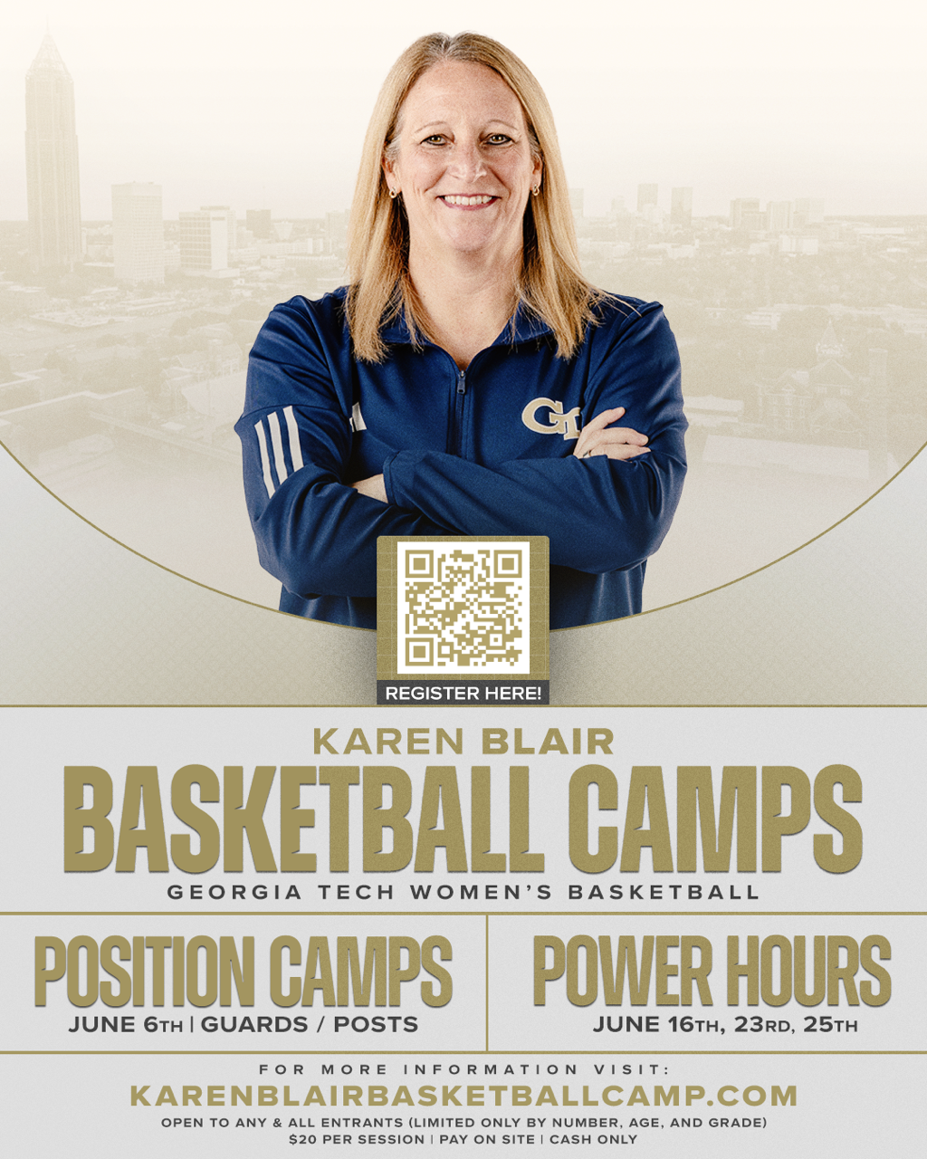 ramblinwreck.com - 2026 Karen Blair Basketball Camps Set for June