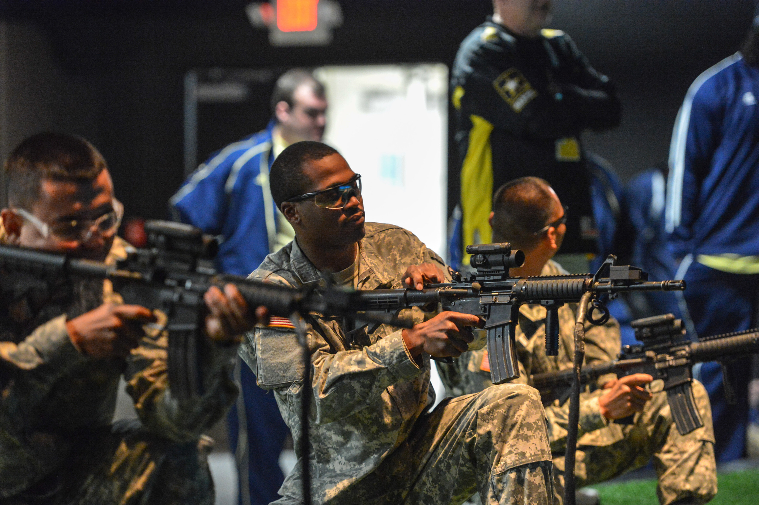 Georgia Tech players travelled to Fort Bliss for Day 2 of the 2012 Sun Bowl.