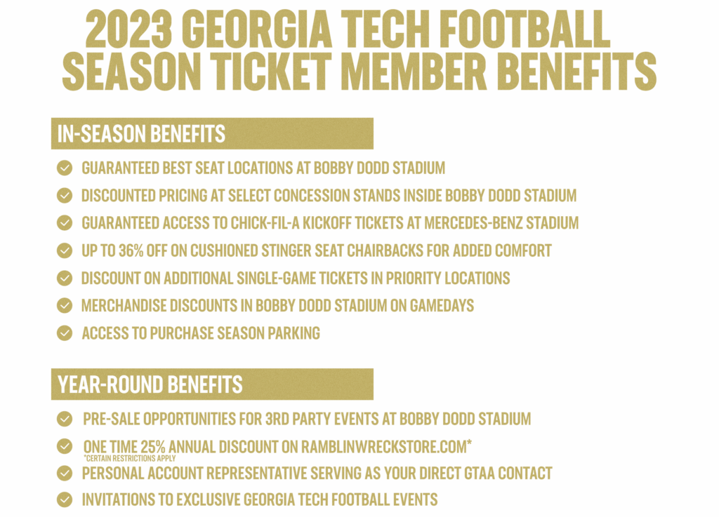 2023 Georgia Tech Football Season Tickets | RamblinWreck.com — Georgia Tech  Yellow Jackets