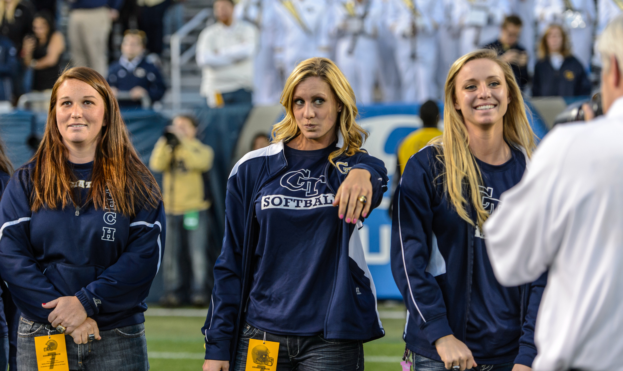 Georgia Tech Softball receives their 2012 ACC Championship Rings.