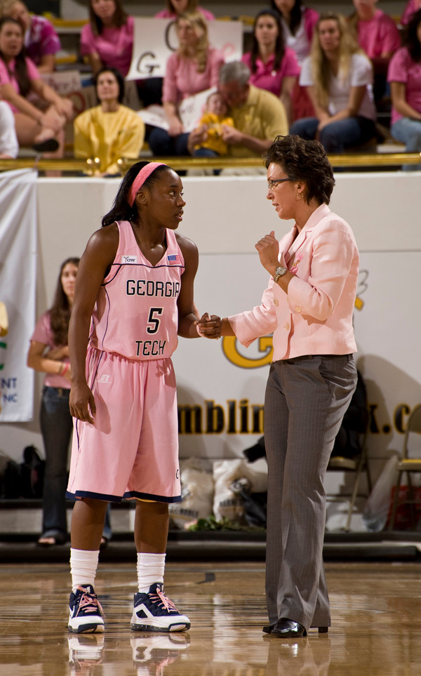 Head Coach MaChelle Joseph with Metra Walthour