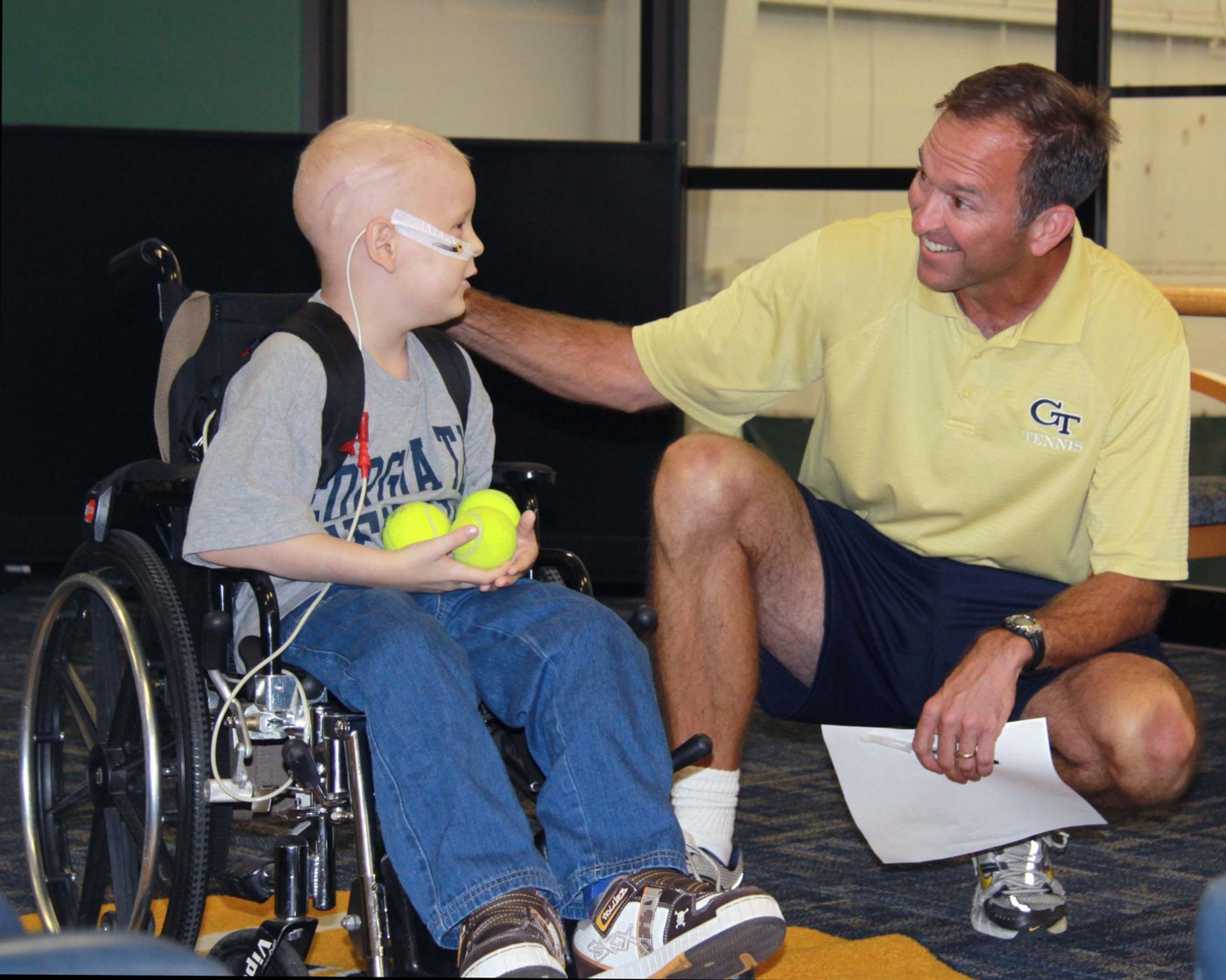 Head coach Kenny Thorne officially welcomes Nolan to the team.