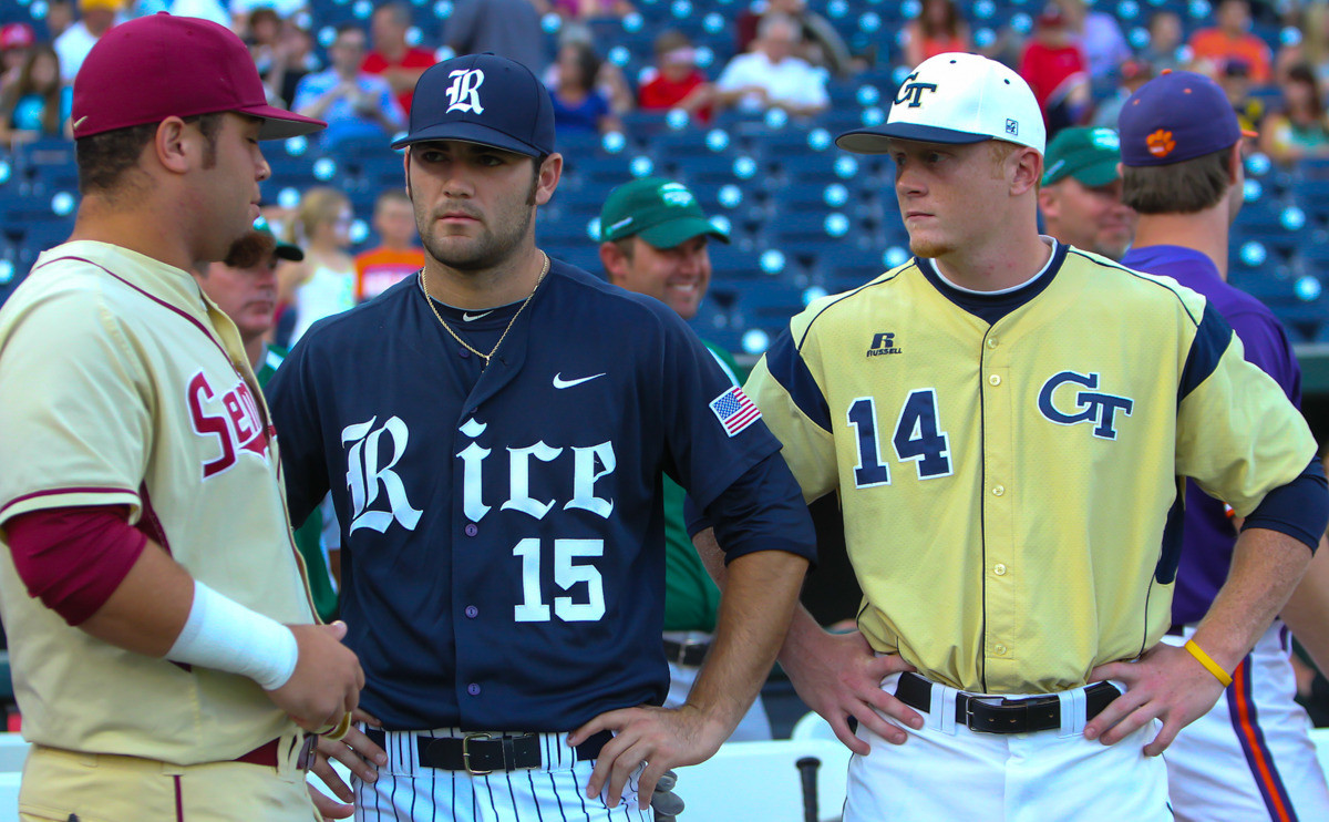 Matt Gonzalez at the 2013 TD Ameritrade College Home Run Derby in Omaha (photo by Michael Spomer)