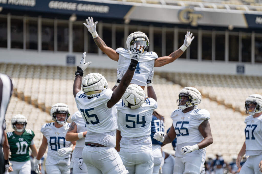 VIDEO/PHOTOS Fall Camp August 19 Football — Tech Yellow