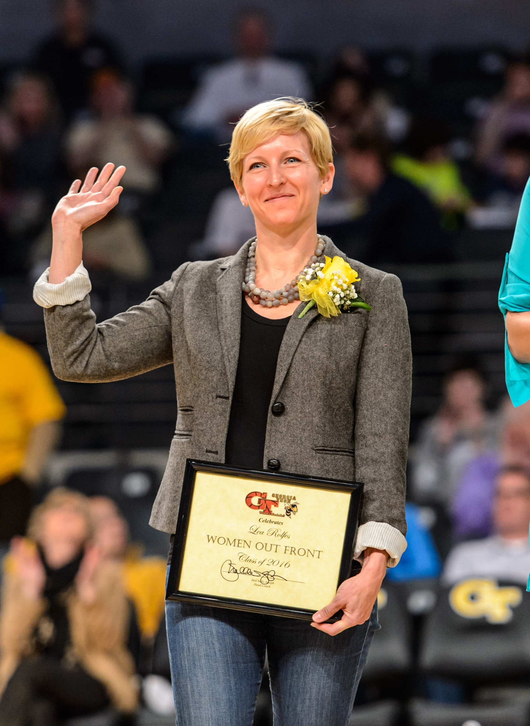 Women Out Front Class of 2016 Inductee Lea Rolfes