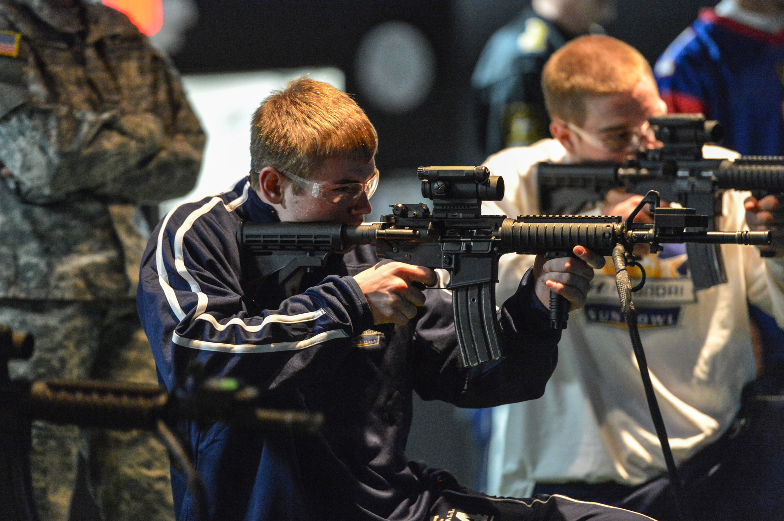 Georgia Tech players travelled to Fort Bliss for Day 2 of the 2012 Sun Bowl.