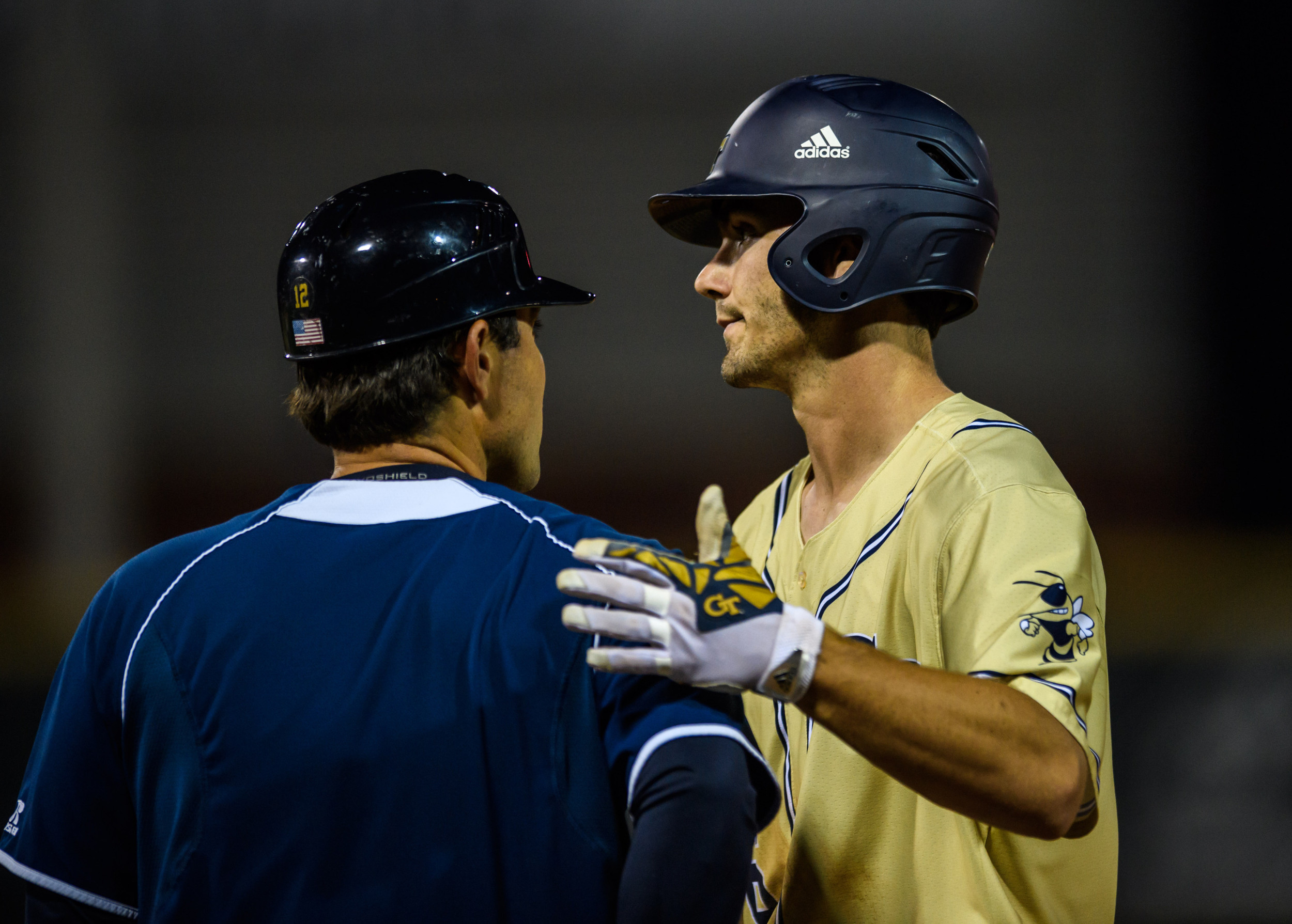 Volunteer Assistant Coach Mike Nickeas (12), Ryan Peurifoy (6)
