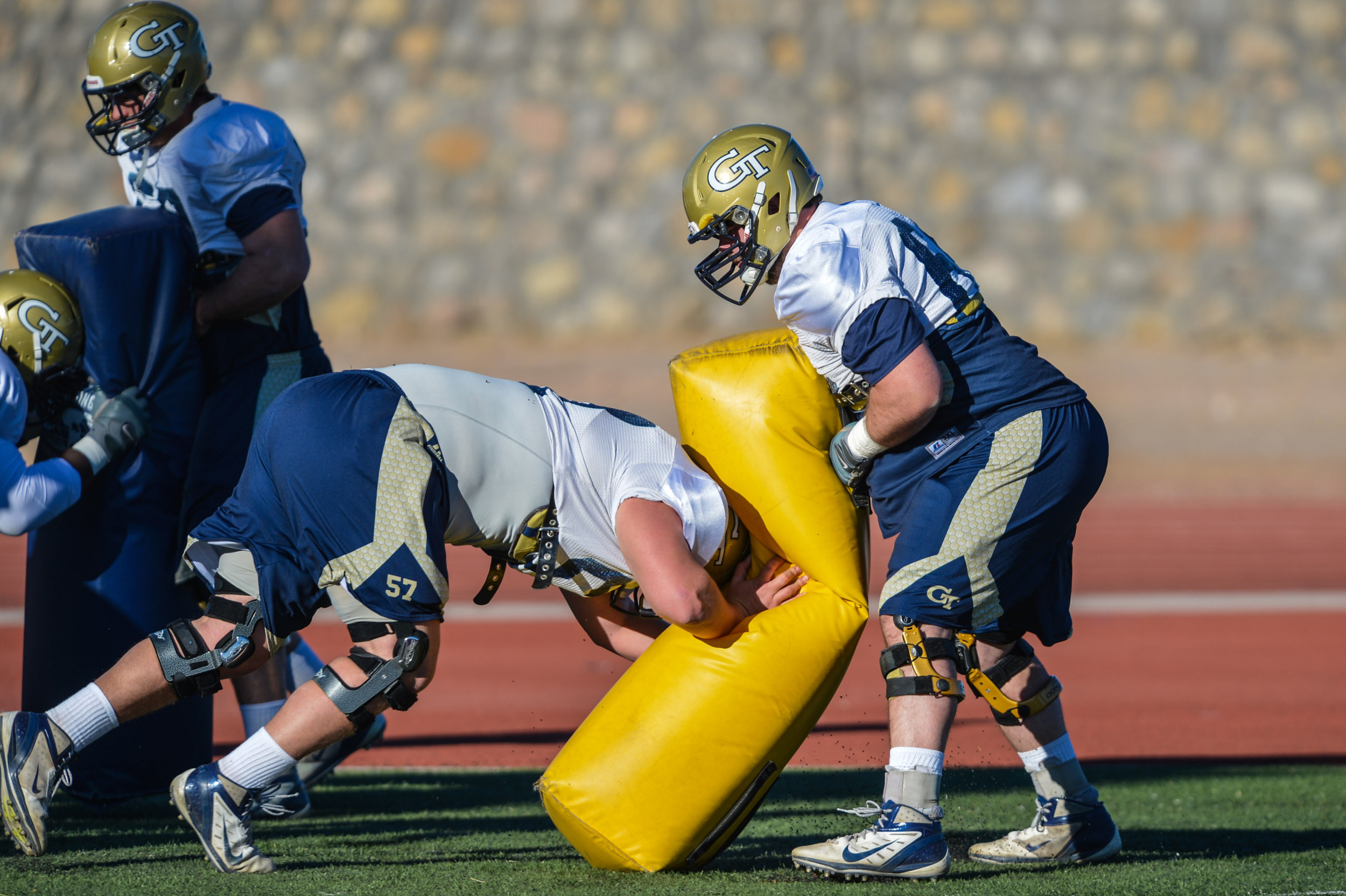 Georgia Tech held it's second practice in El Paso for the 2012 Hyundai Sun Bowl.