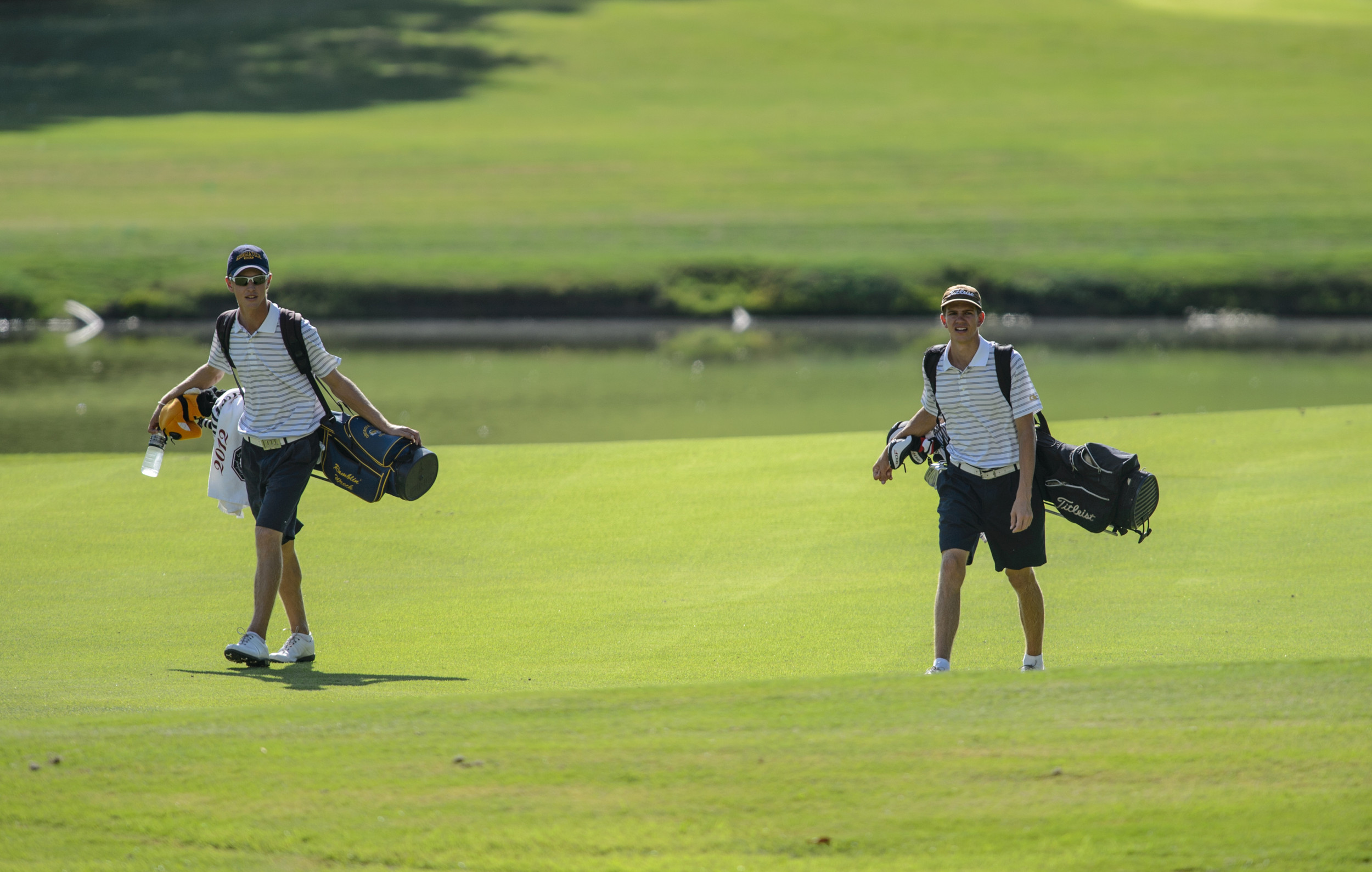 Drew Czuchry and Michael Hines during team qualifying at East Lake Golf Club, August 31, 2012