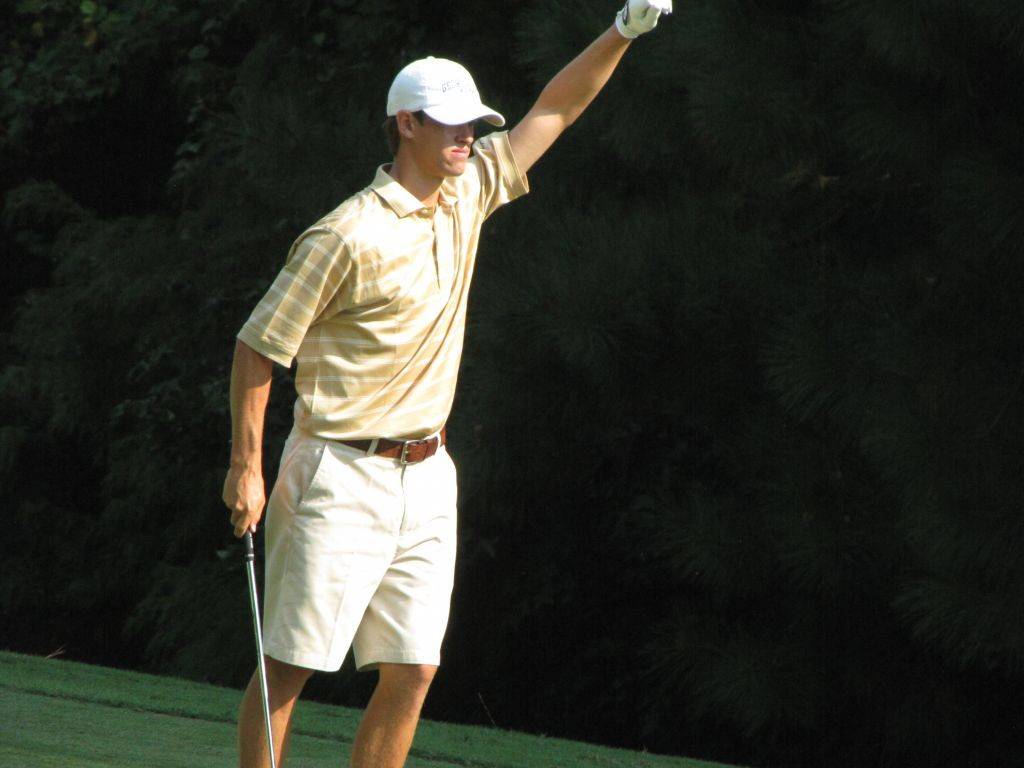 James White during Georgia Tech's preseason qualifying, September 3 at the Golf Club of Georgia.