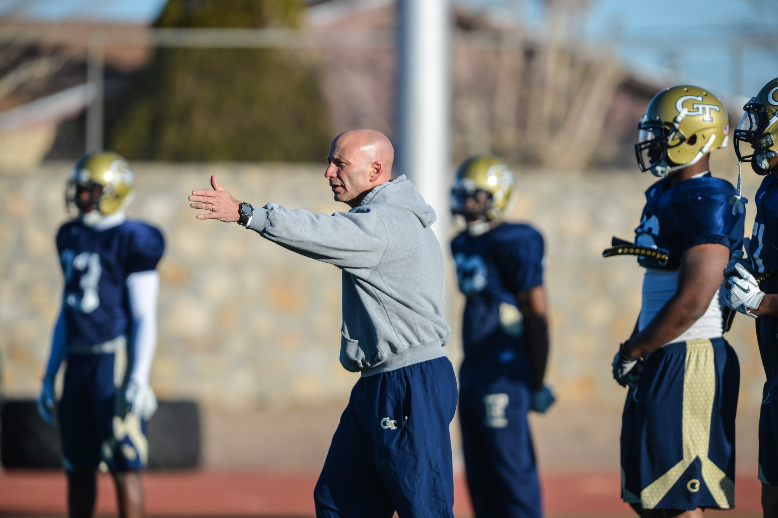 Georgia Tech held it's second practice in El Paso for the 2012 Hyundai Sun Bowl.