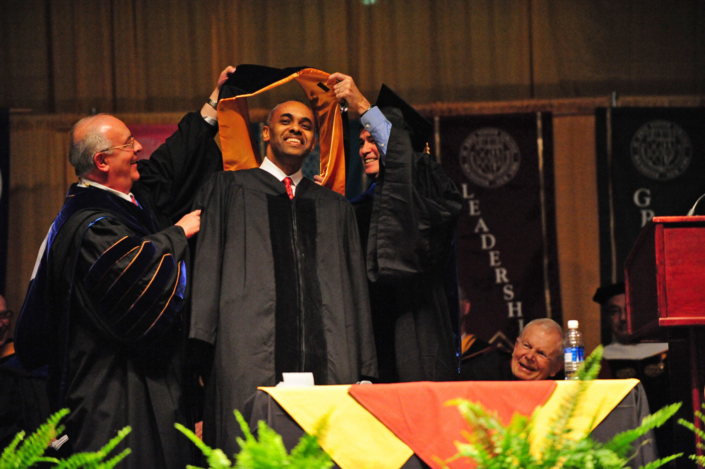 Paul Hewitt at the 2010 St. John Fisher College Commencement exercises.