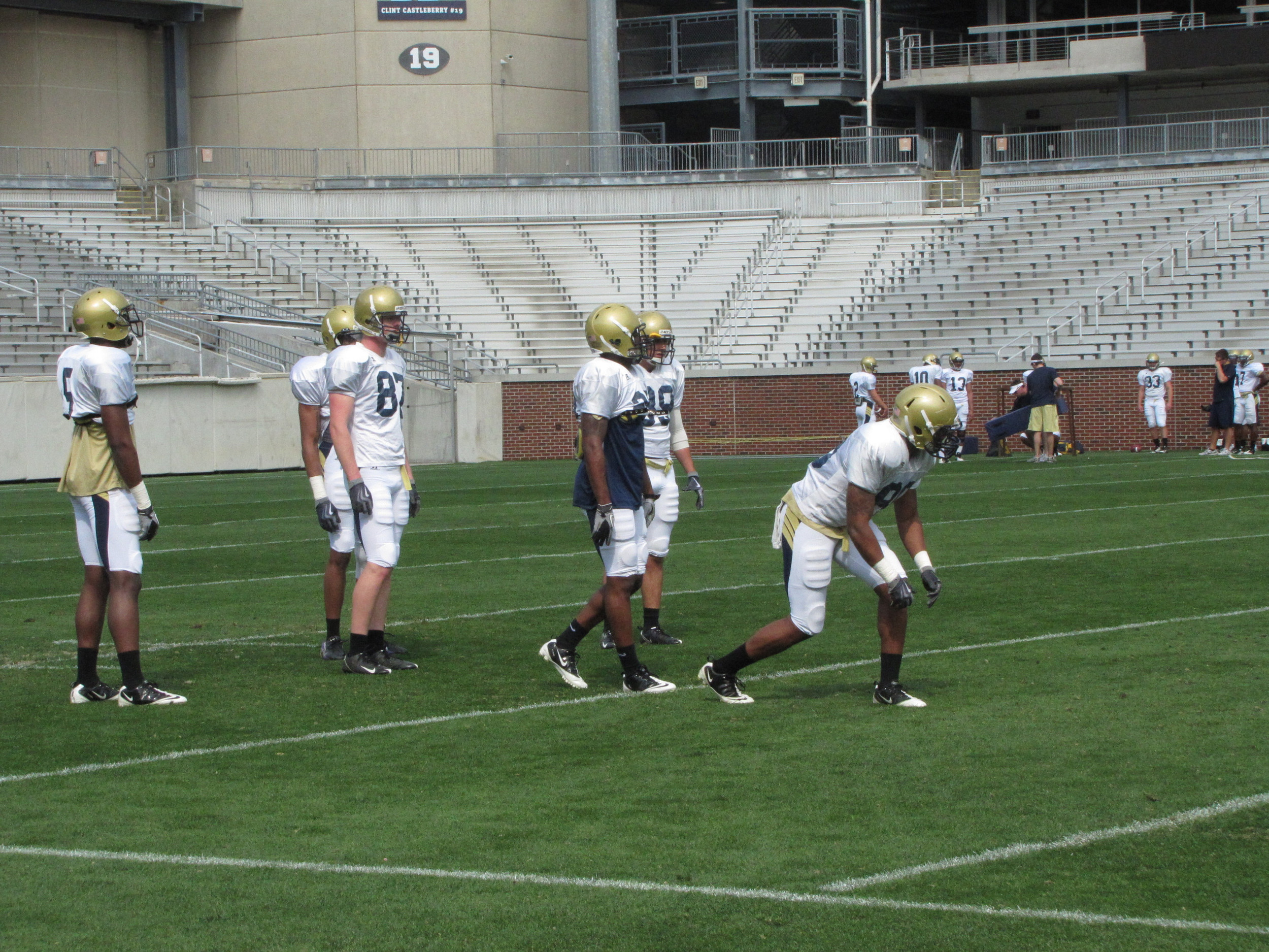Georgia Tech Football Practice - April 4, 2011