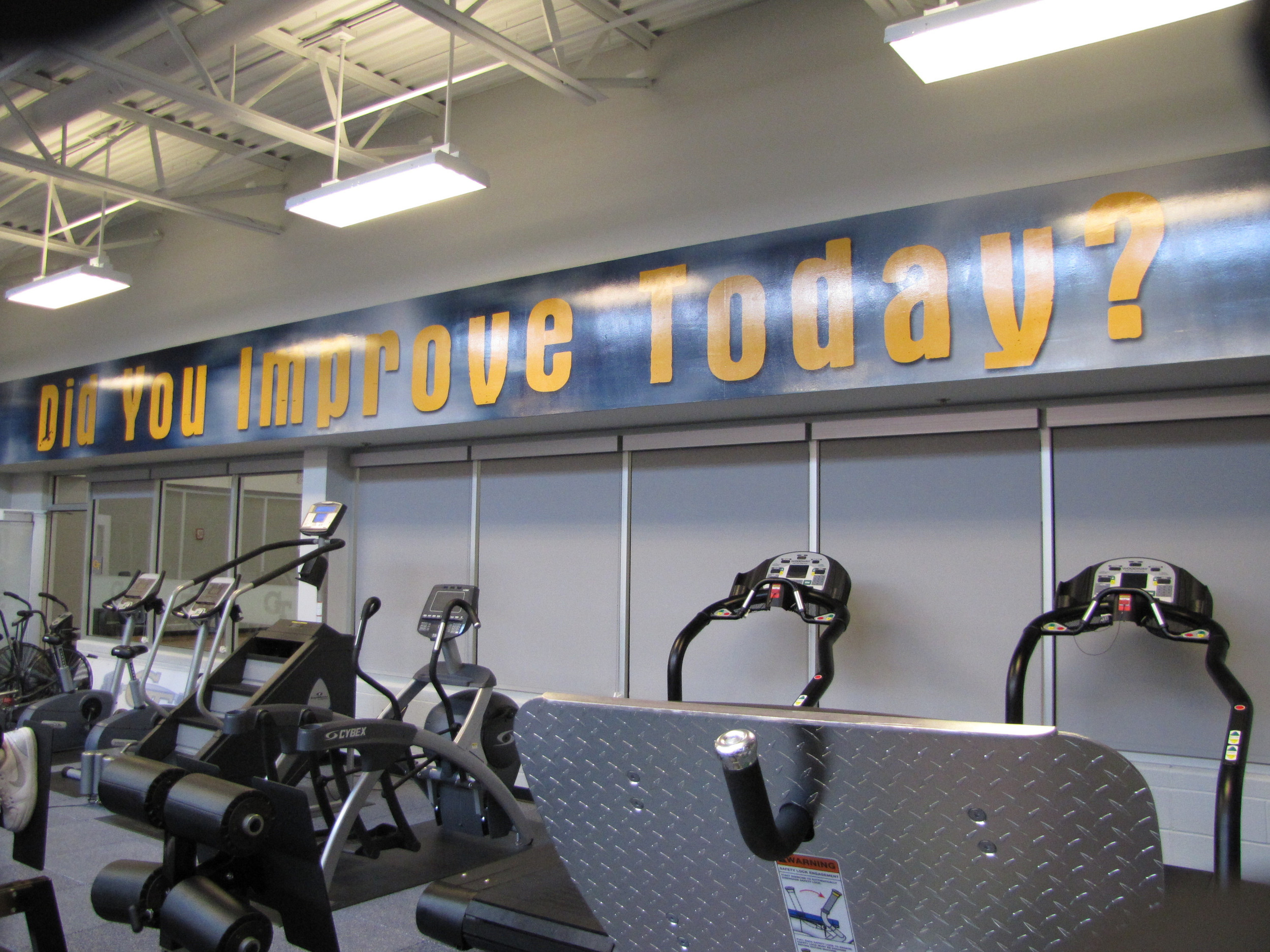 Did You Improve Today? The team was working hard to improve!