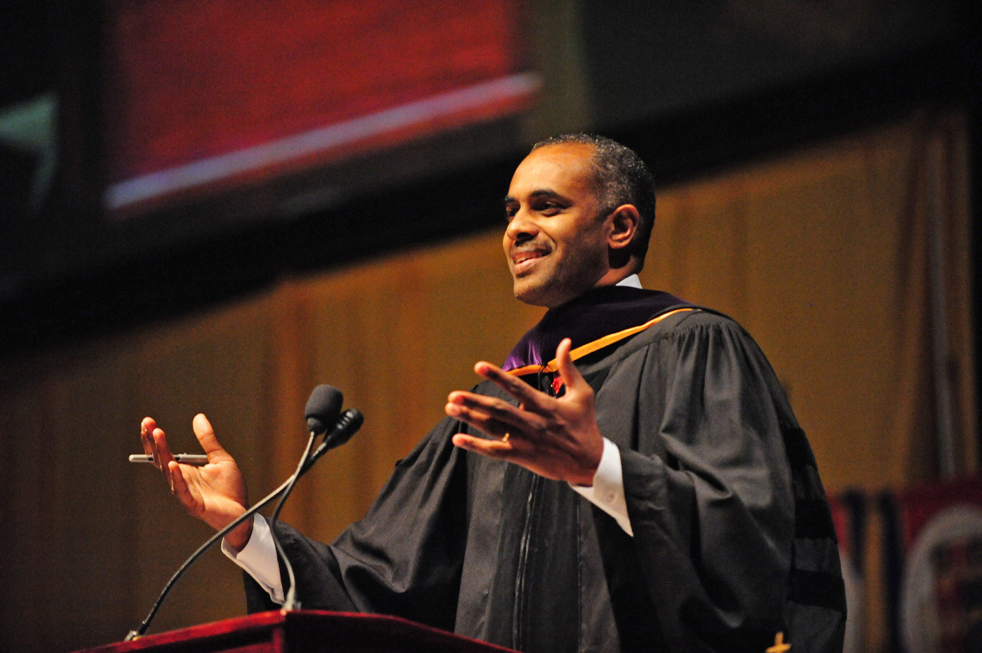 Paul Hewitt at the 2010 St. John Fisher College Commencement exercises.