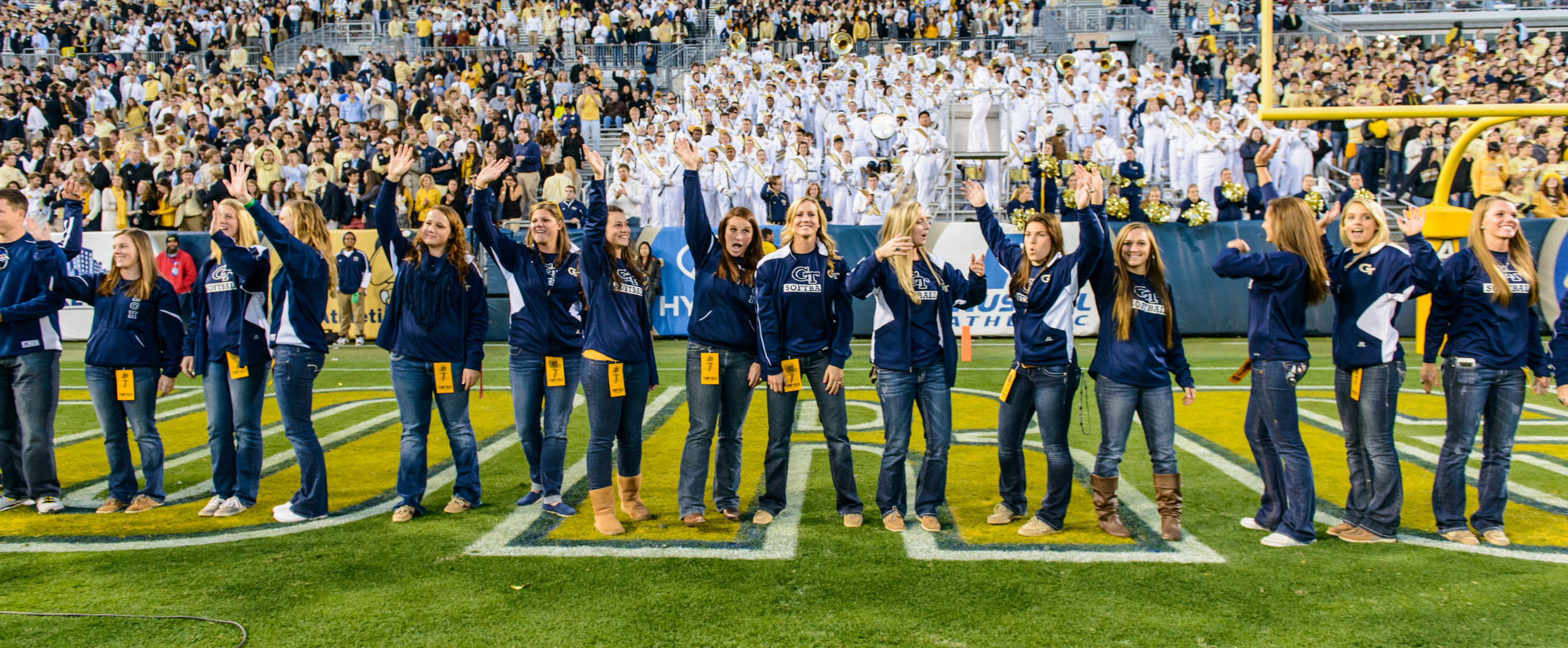 Georgia Tech Softball receives their 2012 ACC Championship Rings.