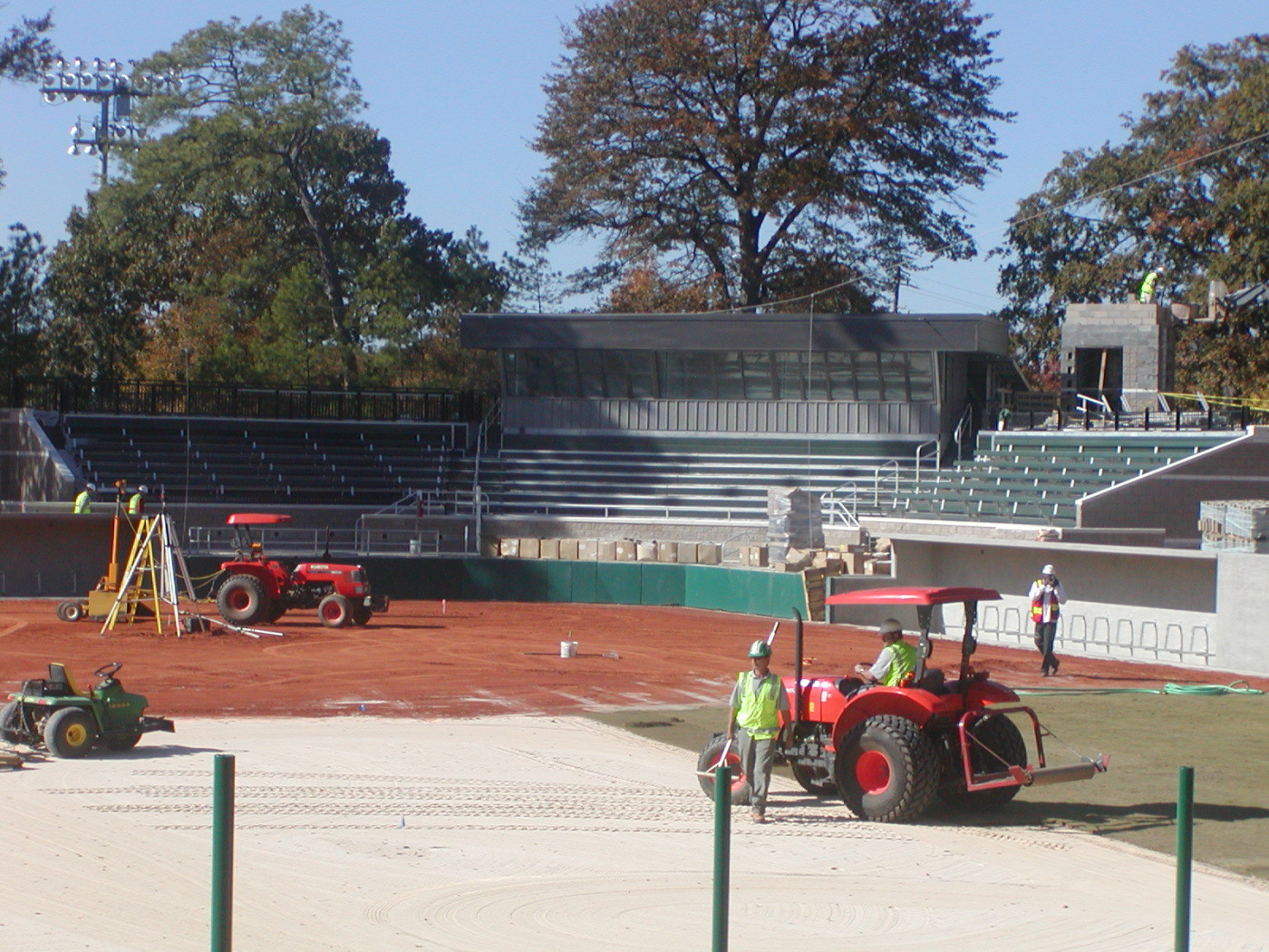 View of the grandstadium from left center field - 11/10/08
